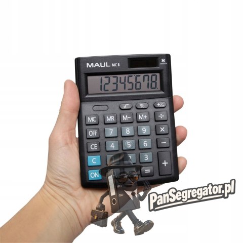Kalkulator biurkowy COMPACT MC8 8-pozycyjny czarny 72650/90 ML MAUL