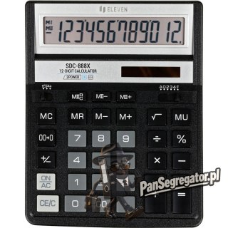 Kalkulator biurowy ELEVEN SDC888XBK