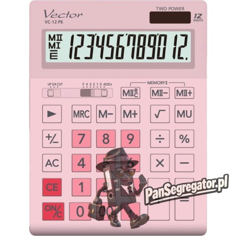 Kalkulator biurowy VECTOR VC-12PK