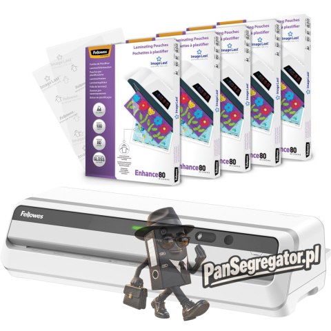 Laminator JUPITER A3 OFFICE 5748401 + 5 opakowań folii do laminacji ImageLast A4 5306114 FELLOWES