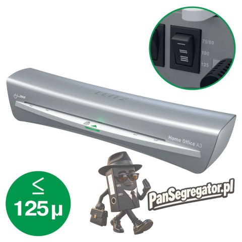 Laminator iLam Home OFFICE A3 szary 74400089 LEITZ