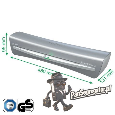 Laminator iLam Home OFFICE A3 szary 74400089 LEITZ