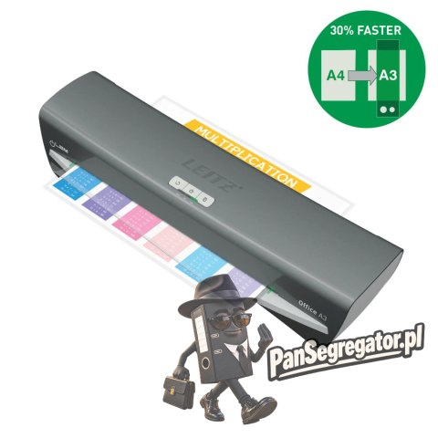 Laminator iLam OFFICE A3 230V srebrny 72530084 LEITZ