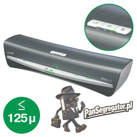 Laminator iLam OFFICE A3 230V srebrny 72530084 LEITZ