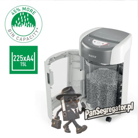 Niszczarka Leitz IQ Optimax Home Office 225 P5 15L 83580000