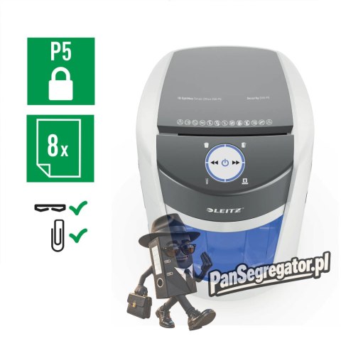 Niszczarka Leitz IQ Optimax Small Office 350 P5 22L 83590000