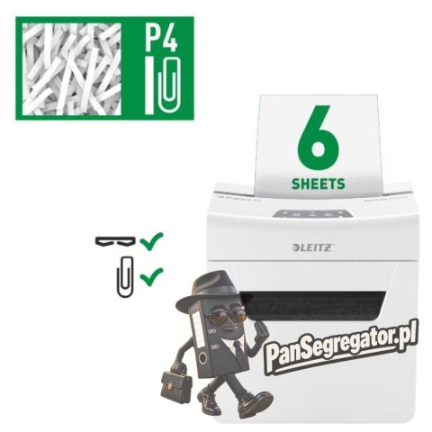 Niszczarka Leitz IQ Protect 6 P4 80900000