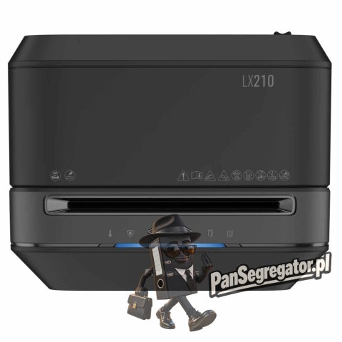 Niszczarka Powershred LX 210 czarna mini cut 5502501 FELLOWES