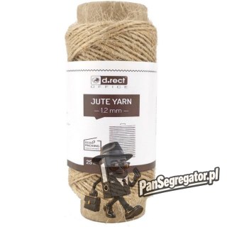 Sznurek jutowy 1.2mm / 25m szpula 800198 d.rect