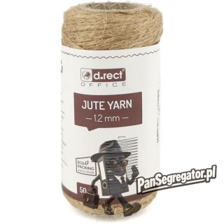 Sznurek jutowy 1.2mm / 50m szpula 800154 d.rect