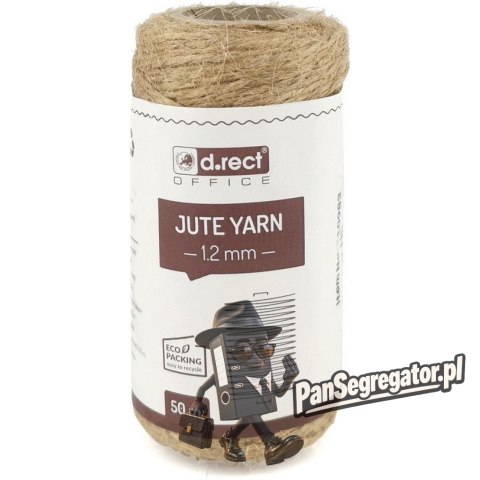 Sznurek jutowy 1.2mm / 50m szpula 800154 d.rect