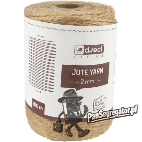 Sznurek jutowy 2mm / 100m szpula 800157 d.rect