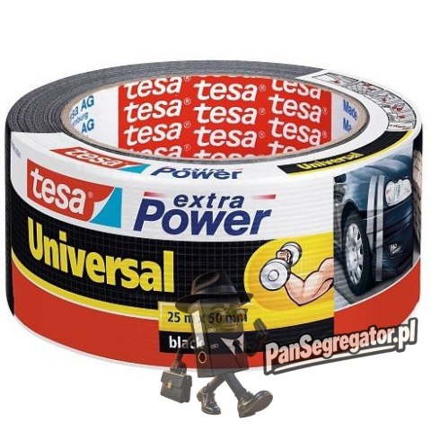 Taśma naprawcza czarna 25m x 50mm TESA 56388-00001-08