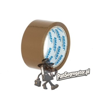 Taśma pakowa kauczuk 48x66y brązowa TAN 100.571 SOLVENT SMART/HAVANA 571/SM01