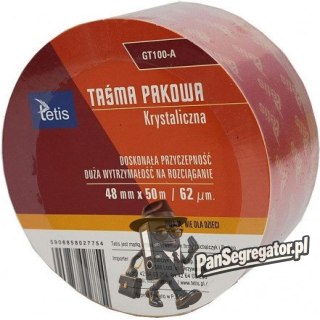Taśma pakowa krystaliczna 48mmx50m GT-100-A