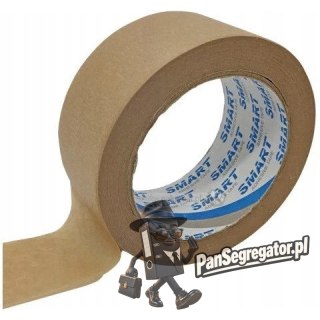 Taśma papierowa 48x50m KRAFT brązowa kauczuk SOLVENT SMART