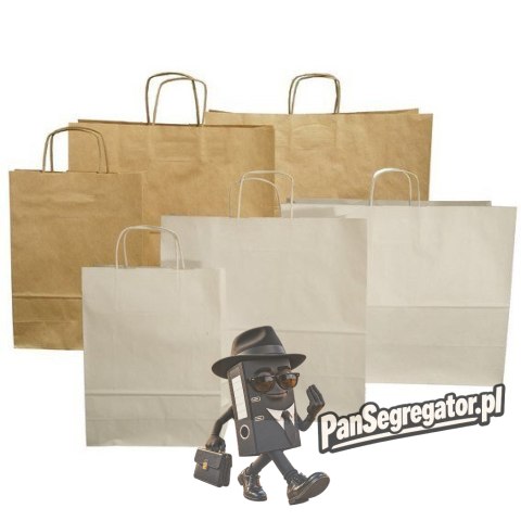 Torba ekologiczna ECOBAG 240x100x360mm brązowa E2001300
