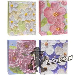 Torebka prezentowa 18x23x10cm TK-24042-GL-A5 ROZETTE