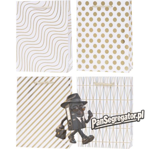 Torebka prezentowa 18x23x8cm Lux HS wz. Graficzne Y A5 ROZETTE
