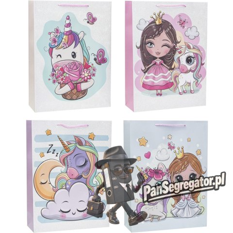 Torebka prezentowa 18x23x8cm TD-23169-GL-A5 ROZETTE