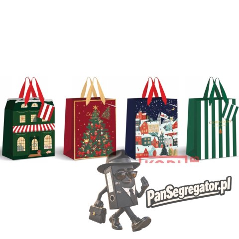 Torebka prezentowa duża Boże Narodzenie 190g 33x46x13cm INTERDRUK