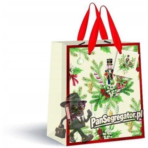 Torebka prezentowa duża Cream Boże Narodzenie 190g 33x46x13cm INTERDRUK