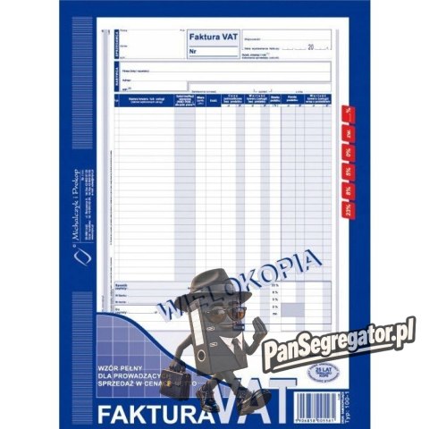 100-1N/E Faktura VAT A4-wielokopia Michalczyk i Prokop