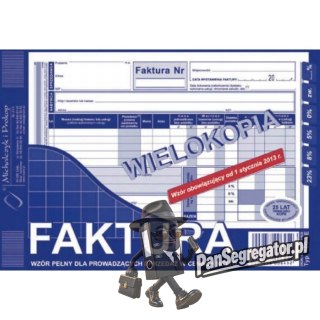 100-3E Faktura VAT A5 wielokopia Michalczyk i Prokop