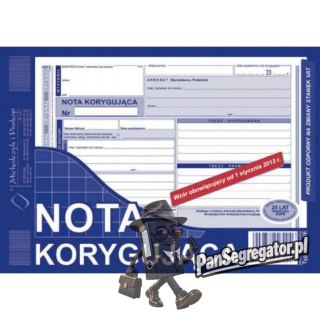 108-3E NK Nota korygująca VAT Michalczyk i Prokop