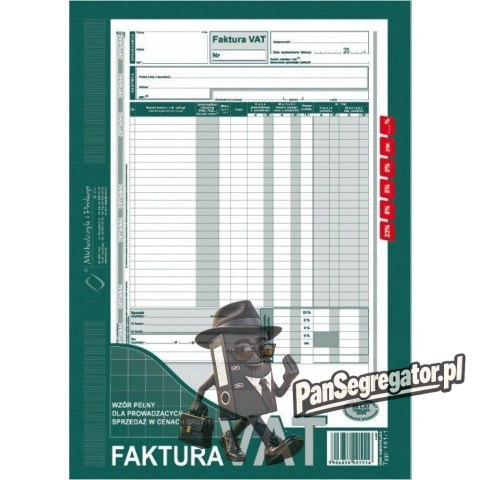 141-1E Faktura A4 brutto peł.N! MICHALCZYK I PROKOP