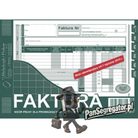 143-3E Faktura VAT MICHALCZYK&PROKOP A5 80 kartek