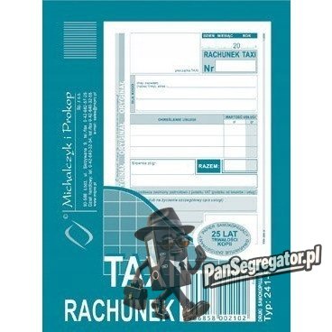 241-5 Rachunek TAXI A6 MICHALCZYK i PROKOP
