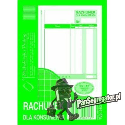 262-5 A6 80k Rachunek dla konsumenta Michalczyk i Prokop