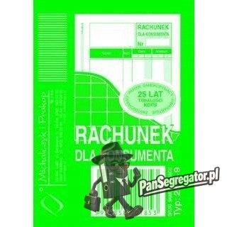 264-9 Rachunek MICHALCZYK&PROKOP A7 80 kartek