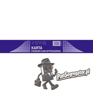 346-3 Druk KEW Karta ewid.wypo wyposażenia(50) MICHALCZYK i PROKO