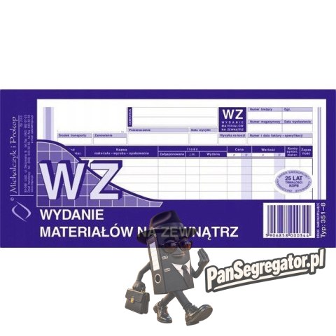 351-8 WZ wydanie materiałów na zewnątrz 1/3A4 80 kartek Michalczyk i Prokop