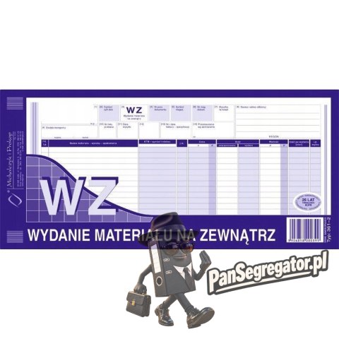 361-2 WZ wydanie materiałów na zewnątrz 1/3A3 80 kartek MICHALCZYK