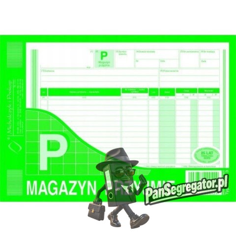 372-3 P magazyn przyjmie MICHALCZYK&PROKOP A5 80 kartek