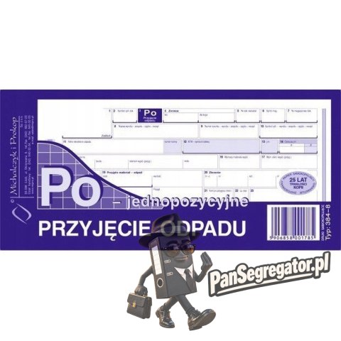 384-8 Przyjęcie odpadu jednopozycyjne Michalczyk i Prokop