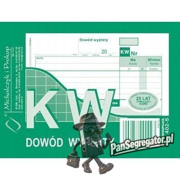 402-5 KW Dowód Wypłaty A6 80 kartek Michalczyk i Prokop
