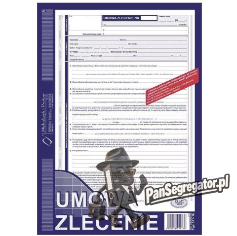 511-1U Umowa zlecenie A4 40 kartek Michalczyk i Prokop