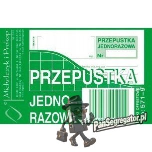 571-9 PJ Przepust.jednor.A7(80 MICHALCZYK I PROKOP