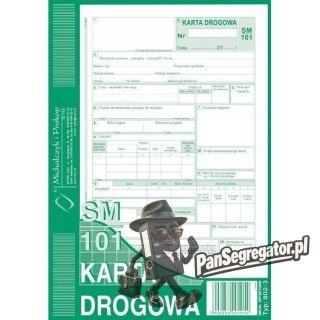 802-3N Karta drogowa A5 80 kartek Michalczyk i Prokop