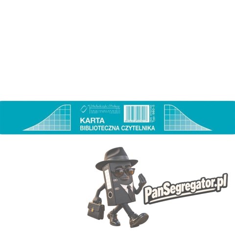 980-5 Karta biblioteczna czyt. (1kpl=50st)MICHALCZYK I PROKOP