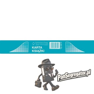 981-E Karta książki (1kpl=50szt.) MICHALCZYK I PROKOP