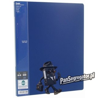 Album ofert.A4/A3 40kieszeni niebieski DCF644C SIDE PENTEL