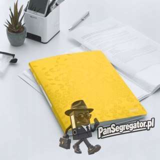 Album ofertowy 20 koszulek PP LEITZ WOW, żółty 46310016