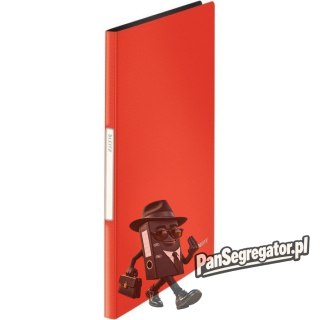 Album ofertowy 20kieszeni LEITZ SOLID jasnoczerwony 45641020