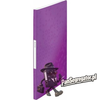 Album ofertowy 20kieszeni LEITZ WOW fioletowy 46310062