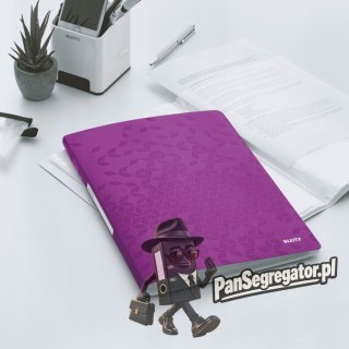 Album ofertowy 20kieszeni LEITZ WOW fioletowy 46310062
